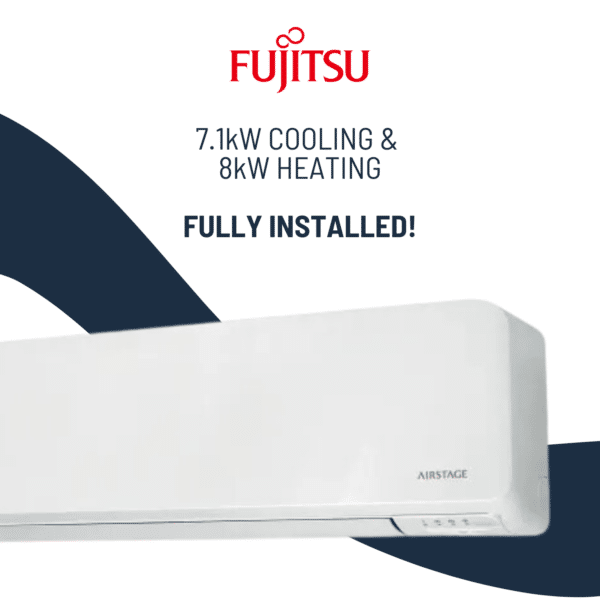 Fujitsu Split System - FULLY INSTALLED - 5 Fujitsu 2870