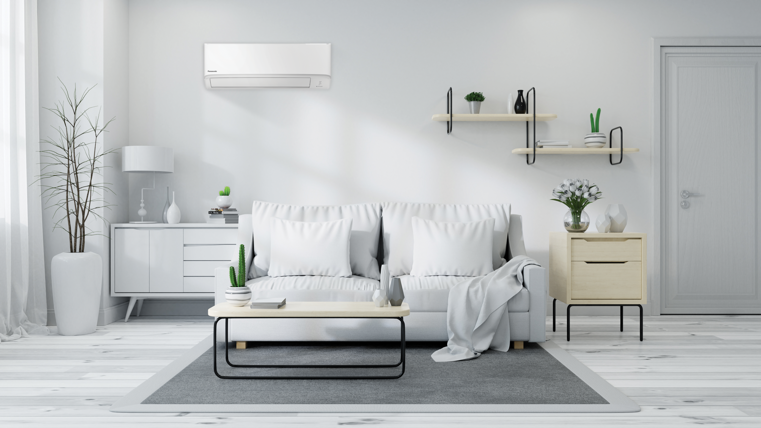 Air Conditioning Sydney - Panasonic RAC XKR scandinavian interior living room oceania 01