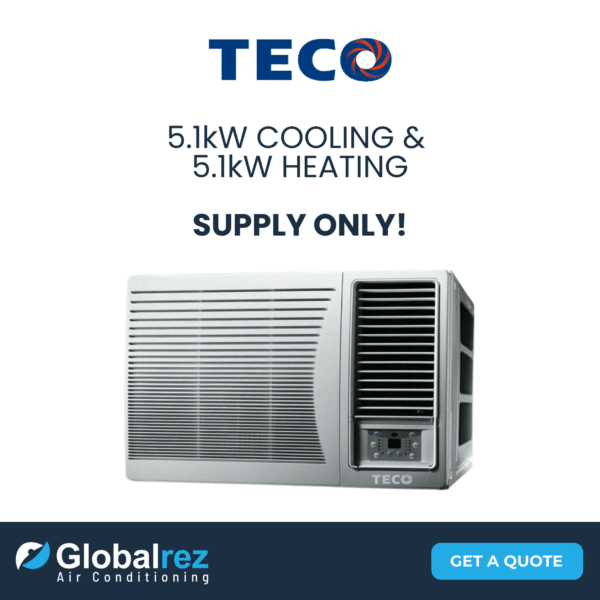 Teco cooling & heating ducted supply only!